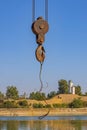 Crane Hook Hoist Royalty Free Stock Photo