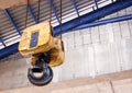 Crane hooks for lifting cranes in factories Royalty Free Stock Photo