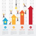 Crane and increasing graph.