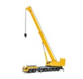 Crane isolated over white backgroung Royalty Free Stock Photo