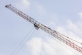 Crane jib and sheave Royalty Free Stock Photo