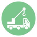 Crane, lifter Isolated Vector Icon which can be easily modified or edited