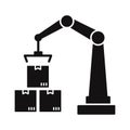 Crane lifter Vector Icon which can easily modify or edit