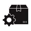 Shipping settings Vector Icon which can easily modify or edit