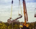 Crane lifting equipment for installation in chemical plant