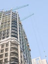 Crane and new building Royalty Free Stock Photo