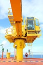 Crane offshore wellhead remote platform