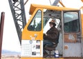 Crane operator Royalty Free Stock Photo