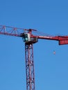 Crane Operator working at hospital construction site