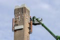 Crane Repairing The Koningskerk Church At Amsterdam The Netherlands 31-10-2022