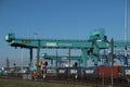 Crane of the RSC container terminal in the Waalhaven in Rotterdam