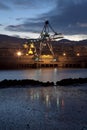 Crane in Sestao, Bizkaia