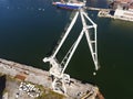 Crane of shipyard in Sestao