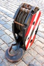 Crane steel hook Royalty Free Stock Photo