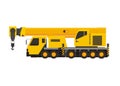 Crane truck simple illustration