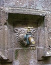 Crane from which pilgrims once drank water Mont Saint-Michel, France