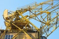 Crane in Yellow Arhitecture Power Development