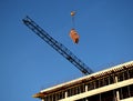 Cranes on the construction site