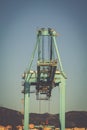 Cranes for containers in the port of Algeciras, Spain Royalty Free Stock Photo