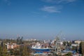 Cranes in gdansk shipyard