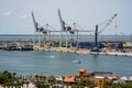 Cranes at Port Canaveral Florida