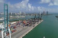 Cranes at Port Miami