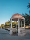 Cranes Roost park rotunda in a European-style plaza in Uptown Altamonte