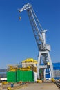 Cranes and ship Royalty Free Stock Photo