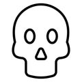 Cranium Isolated Vector icon which can easily modify or edit