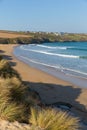 Crantock beach North Cornwall England UK near Newquay Royalty Free Stock Photo