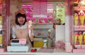 Crape and ice cream vendor at Harajuku's Takeshita street