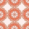 Crape Myrtle Fruit Vector Repeat Pattern