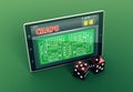 Craps online Royalty Free Stock Photo