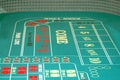 Craps Table BG Royalty Free Stock Photo