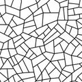 Craquelure for ceramic tile, linear cracks pattern. Stylish texture with lines randomly. Grunge texture. Vector