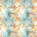 Craquelure seamless pattern, watercolor illustration, background