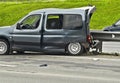 ditched total loss fatal car crash