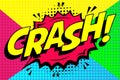 CRASH Comic Text with Sunburst