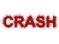 Crash exploding Royalty Free Stock Photo