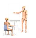 Crash Test Dummy Teaching Lesson