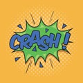 CRASH! Wording Sound Effect Royalty Free Stock Photo