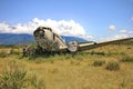 Crashed aircraft Royalty Free Stock Photo