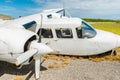 Crashed Aircraft at Gran Roque Archipelago Royalty Free Stock Photo