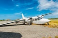 Crashed Aircraft at Gran Roque Archipelago Royalty Free Stock Photo