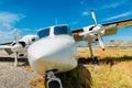 Crashed Aircraft at Gran Roque Archipelago Royalty Free Stock Photo