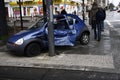 Crashed car Royalty Free Stock Photo