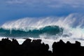 Crashing surf at La Perouse Bay on Maui.