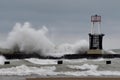 Crashing Surf at North Avenue Beach