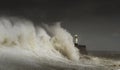 Crashing waves at Porthcawl