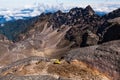 Crater of the active volcano Guagua Pichincha Royalty Free Stock Photo